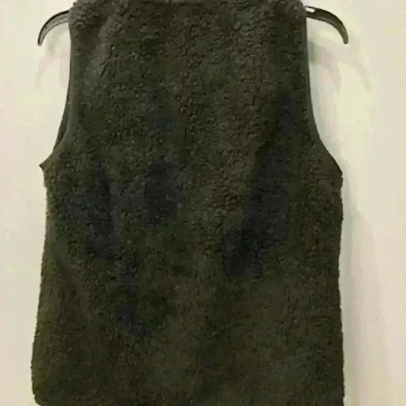 [TOMMYHILFIGER]Sherpa Zip Up Vest SzM - Picture 2 of 7